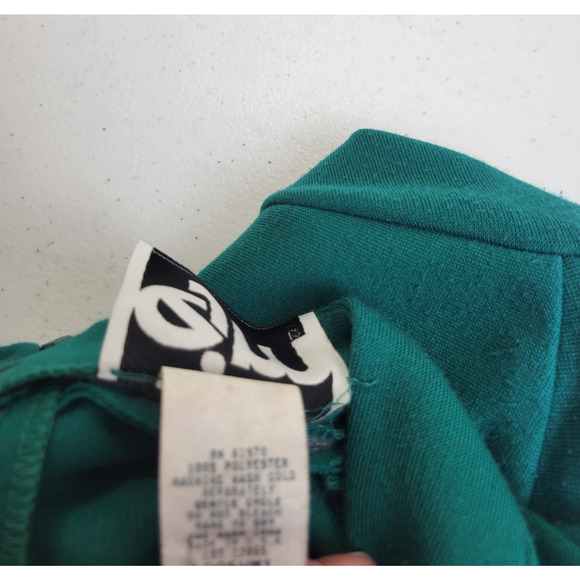 VTG EJM Colorblock Turtleneck Heavy Long Sleeve Sheath Dress 14 Green Flaws - Picture 15 of 16